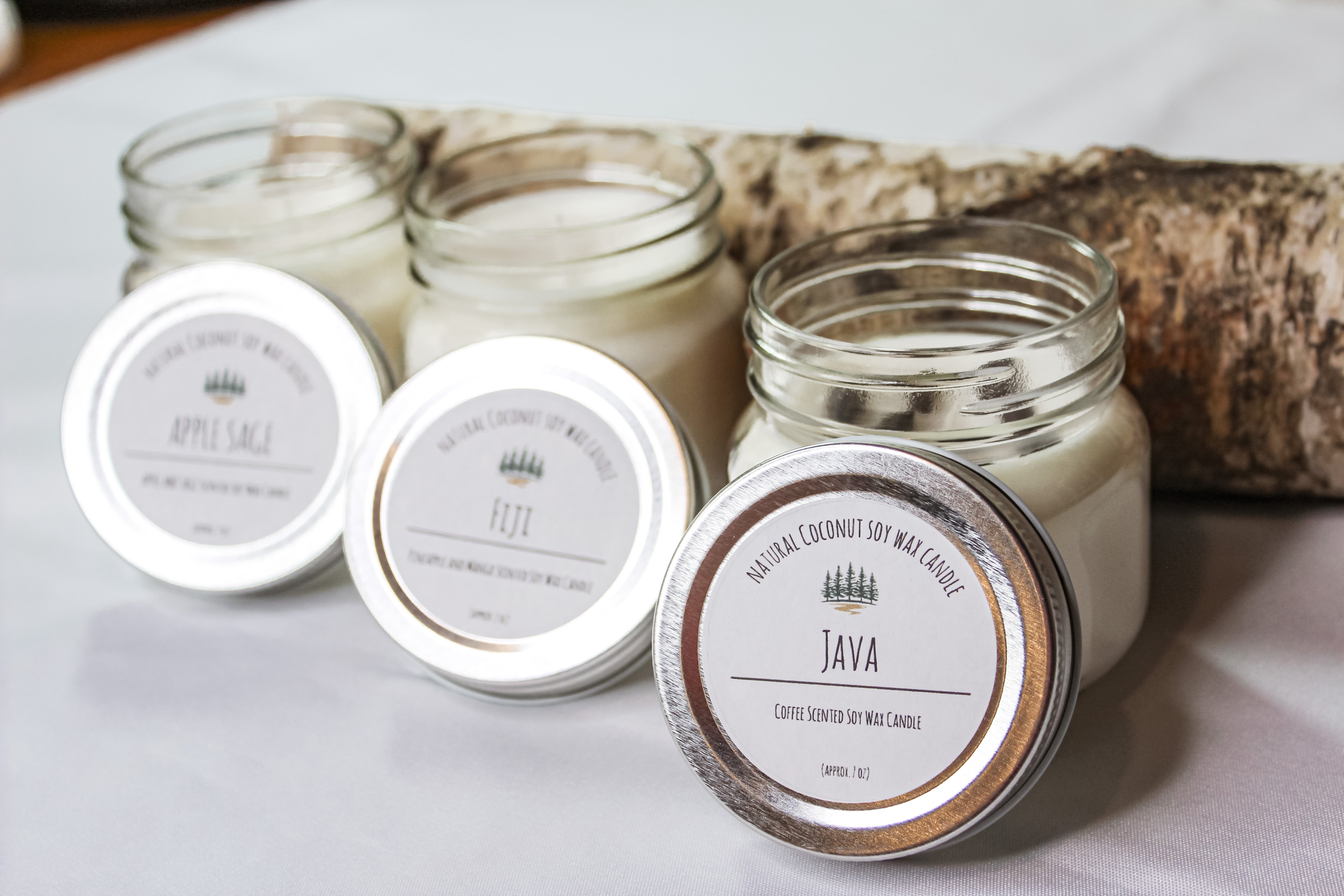 Coconut Soy Wax Candles YellowRiverCo